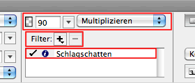 Ebenenstile und Ebenenfüllmethoden