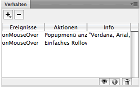 JavaScript Verhalten