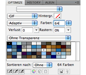 Optimize web graphics