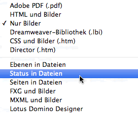 Schneller Export aller Grafiken