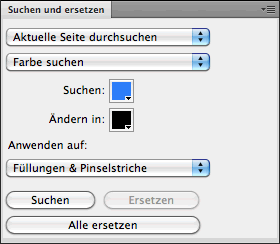 Suchen und ersetzen